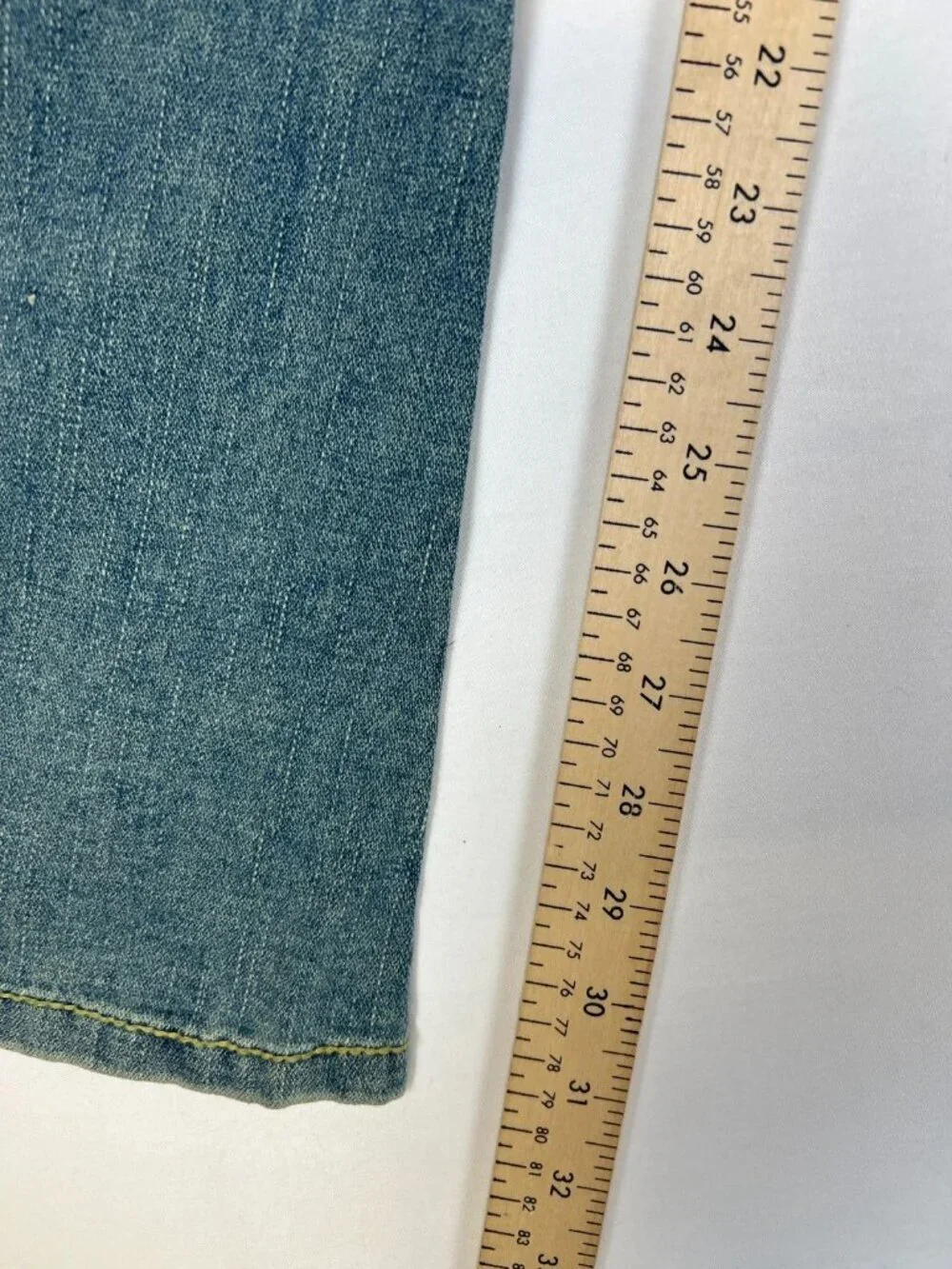 DEADSTOCK True Religion Joey Big T Jeans 28 Made in USA NWT Vintage Indigo Flare - Picture 7 of 12